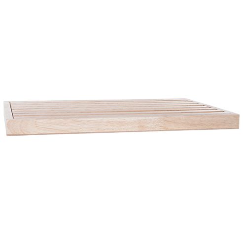 Planche A Pain A. Ramasse-miettes Integr 44x28xh3cm - Rubberwood  Cosy & Trendy