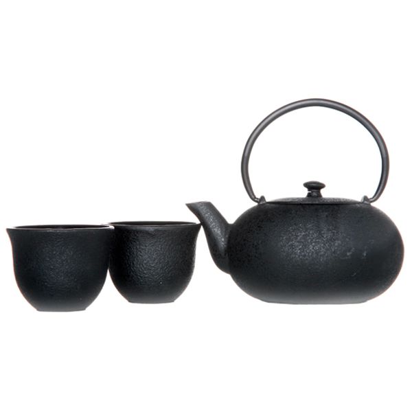 Cosy & Trendy Fuku Black Theepot M.filter Tsp72 En 2tassen - Th 0,55l-t 15cl