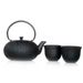 Cosy & Trendy Fuku Black Theepot M.filter Tsp72 En 2tassen - Th 0,55l-t 15cl