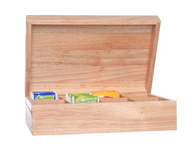 Boite A The Bois 8comp. 29x18.8xh9cm 