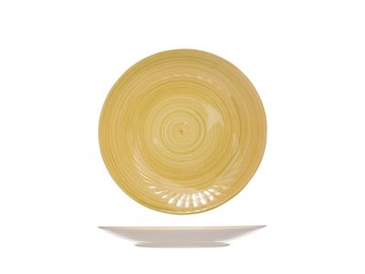 Turbolino Geel Plat Bord D27cm 