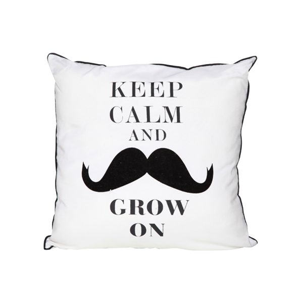 Cosy & Trendy Mustache Kussen 40x40cm 