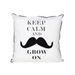 Cosy & Trendy Mustache Kussen 40x40cm 