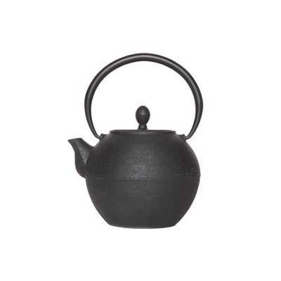 Akita Black Theepot 1.2l Gietijzer Tsp72  Cosy & Trendy