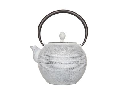 Akita Cream Theepot 1,2l Gietijzer  Met Filter Tsp72