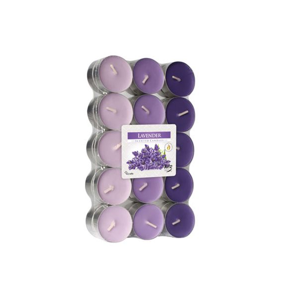 Cosy & Trendy Ct S30 Theelichten Lavendel-paars 4u D3.9xh1.62cm