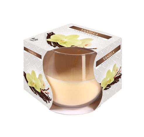 Ct Bougie Parfum Verre Vanille-creme 24h D8xh7cm  Cosy & Trendy