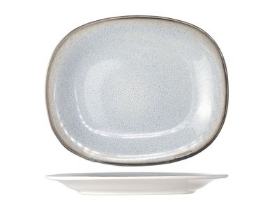 Fez Blue Dessertbord Ovaal 19.5x23.5cm 