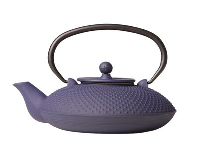 Nara Theepot Blauw Gietijzer 800ml Met Filter Tsp69