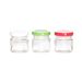 Cosy & Trendy Bokaal Schroefdeksel D5xh5.5cm 3 Ass Green-white-red 60 Ml