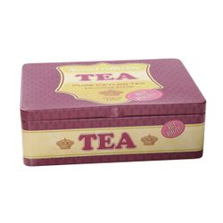 Retro Voorraaddoos Tea 20x14xh6.5cm  