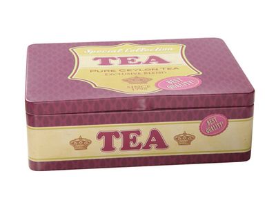 Retro Boite A Provision Tea 20x14xh6.5cm 
