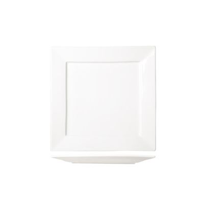 Napoli White Plat Bord 27x27cm   Cosy & Trendy