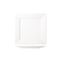 Napoli White Plat Bord 27x27cm  