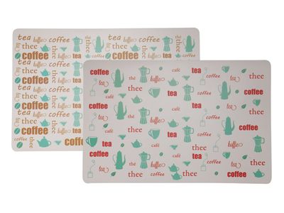 Placemat Tea-coffee 2015 2ass 43,5x28cm