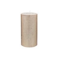 Rustic Cylinderkaars Metallic Goud D7xh13cm 