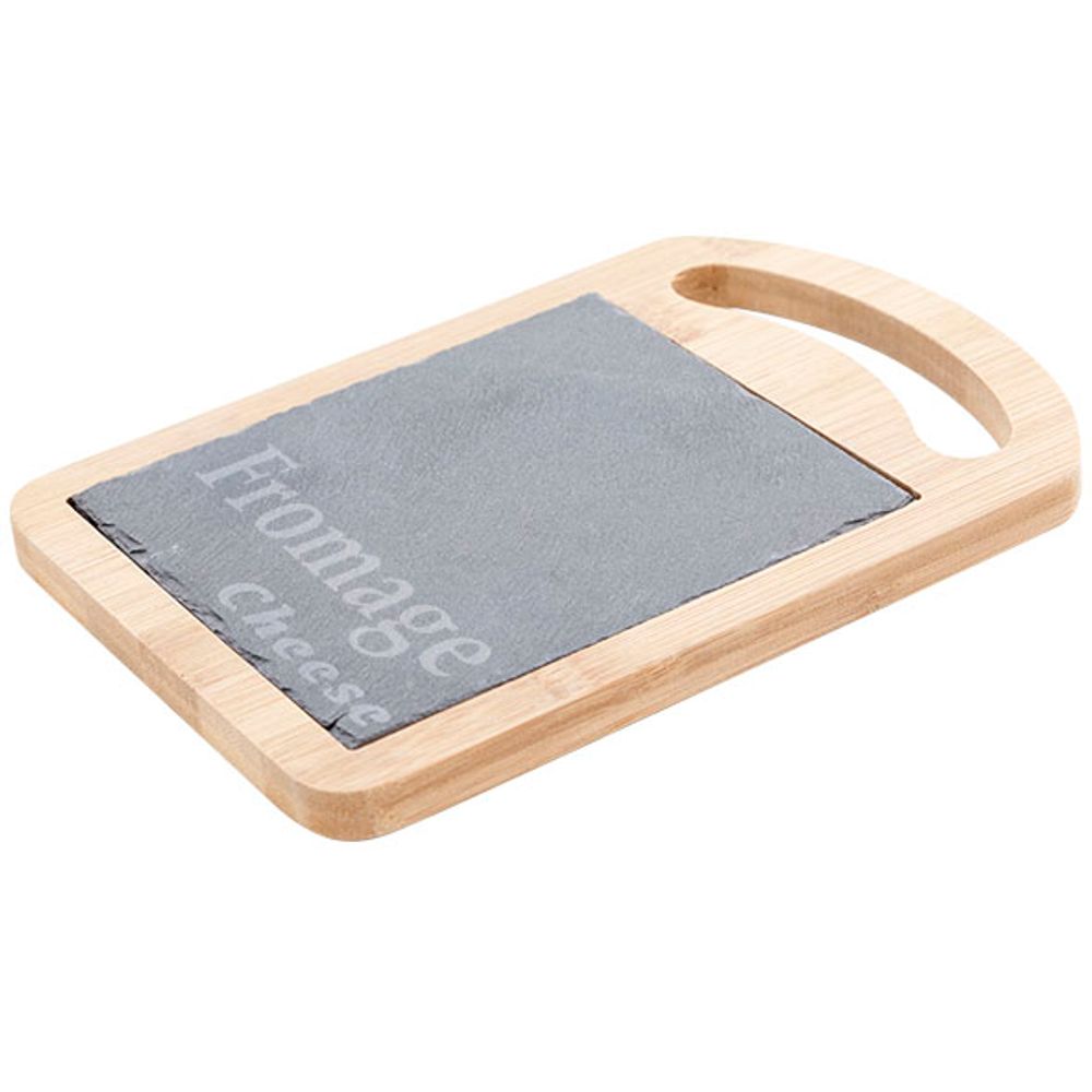 Serveerplank Mini Bamboe-leisteen Cheese 18.5x12.5x1cm 