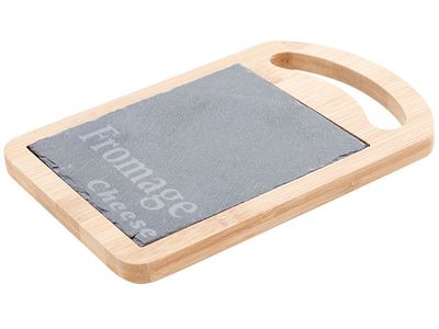 Serveerplank Mini Bamboe-leisteen Cheese 18.5x12.5x1cm