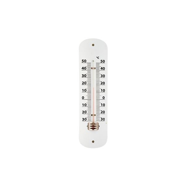 Cosy & Trendy Thermometer Metal 5xh19cm Wit 