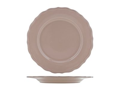 Juliet Taupe Plat Bord Blinkend D28cm