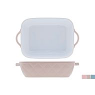 Diamond Ovenschotel Rh 24x15x5.3cm 3ass Bruin - Roze - Blauw Rechthoekig 