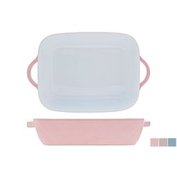 Cosy & Trendy Diamond Ovenschotel Rh 30.5x18.5x6 -3ass Bruin - Roze - Blauw Rechthoekig 