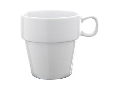 Everyday White Melkbeker Met Oor 20cl D8xh8.2cm