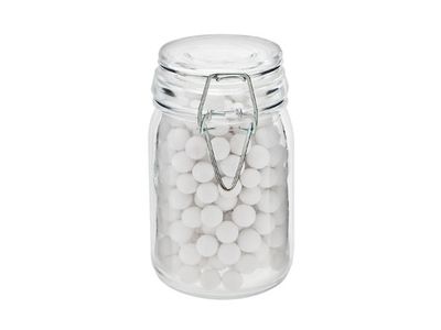 Bakparels 300gr In Gesloten Bokaal Met Afsluiting D6xh11.5cm - Keramiek
