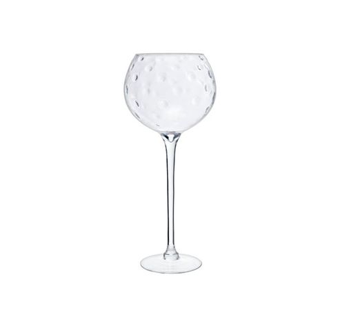 Wijnglas D17.7-18.2-h57.5cm Transparant Met Lange Voet  Cosy & Trendy