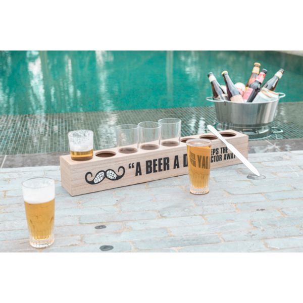 Cosy & Trendy Bierafschuimer Inox 23,5x3x0,07cm