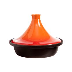 Cosy & Trendy Tajine Zwart-oranje Dia 25cm Inductie  