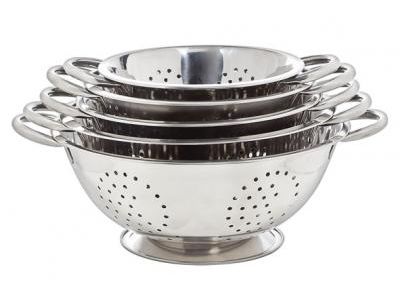 Set Vergieten D18-22-24-26-28cm Inox 