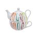 Theepot Met Tas Deco D11xh14cm Theepot 38cl - Tas 30cl 