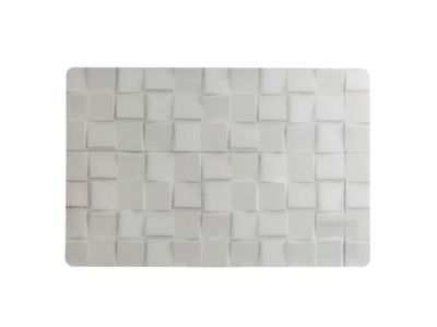 Placemat Stenen Look Wit 43.5x28.5cm Pet