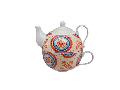 Theepot Met Tas Deco D10xh12cm Theepot 26cl - Tas 21cl