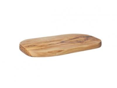 Snijplank Vorm Natuur 24-26cm X 12-16cm Olijfhout