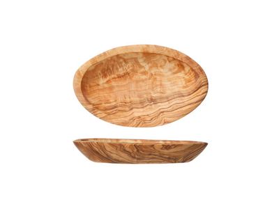 Ovaal Schaaltje 17cm Olijfhout 
