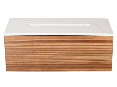 OPBERGBOX KLEENEX HOUT 25X12X10CM
