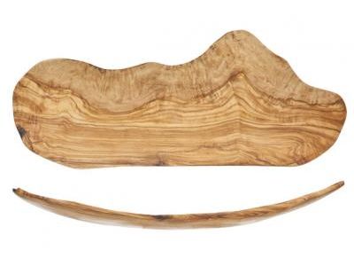 Fruitschaal 58-61cm X 24-30cm Olijfhout Plat