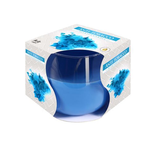 Ct Bougie Parfum Verre Anti Tobacco Bleu D8xh7cm  Cosy & Trendy