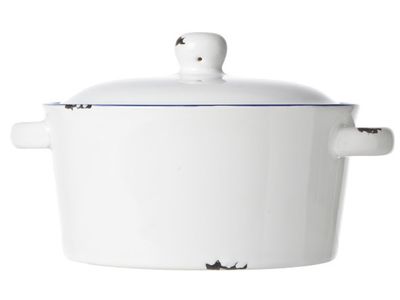 Antoinette Ovenschotel D8.5-11xh4.5cm Met Deksel 13cl