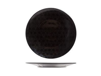 Spider Black Plat Bord D27cm 