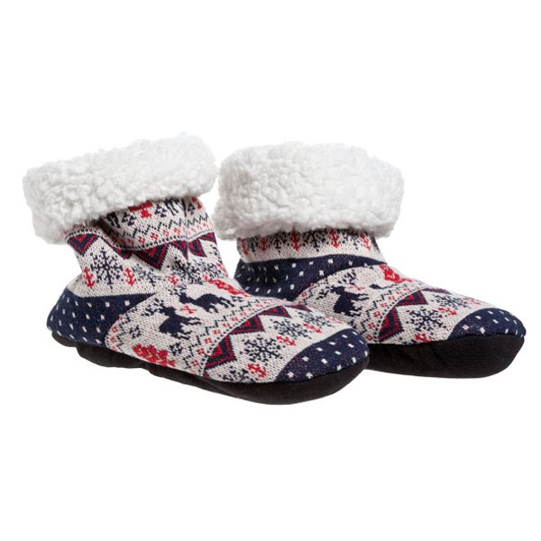 Cosy & Trendy Kersenpit Paar Pantoffels Hert 