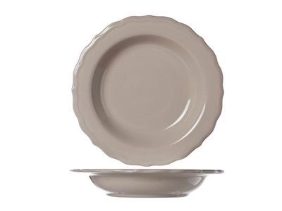 Juliet Taupe Diep Bord Blinkend D23cm 