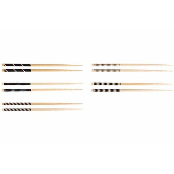 Cosy & Trendy Chopsticks Zwart 22.5cm Set 5 Paar 