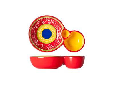 Sombrero Red Olijvenschaal 19.3x12x4.3cm 