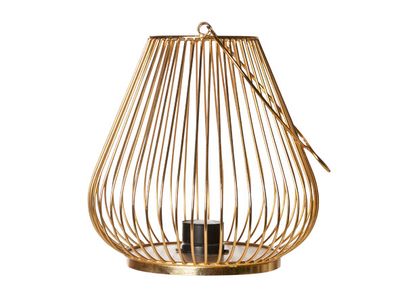 T-LICHT HOUDER DRAADRASTER PEER- GOUD L