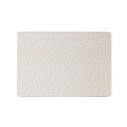 Placemat Leder Look Ivory 43x30cm 