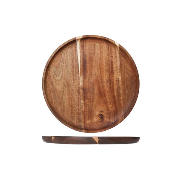 Houten Bord Rond D30x2cm Oil Coating 