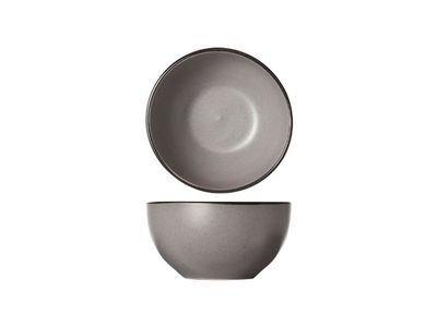 Speckle Grey Kommetje D14xh7.2cm Zwarte Boord